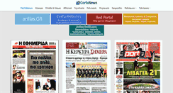 Desktop Screenshot of corfunews.org